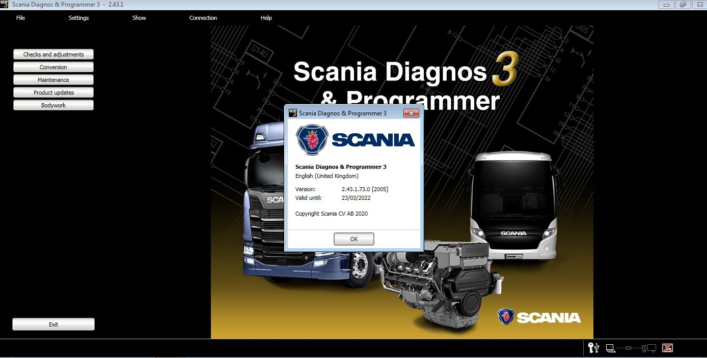 Scania SDP3 v2431730 Diagnostic Programmer 2020 1