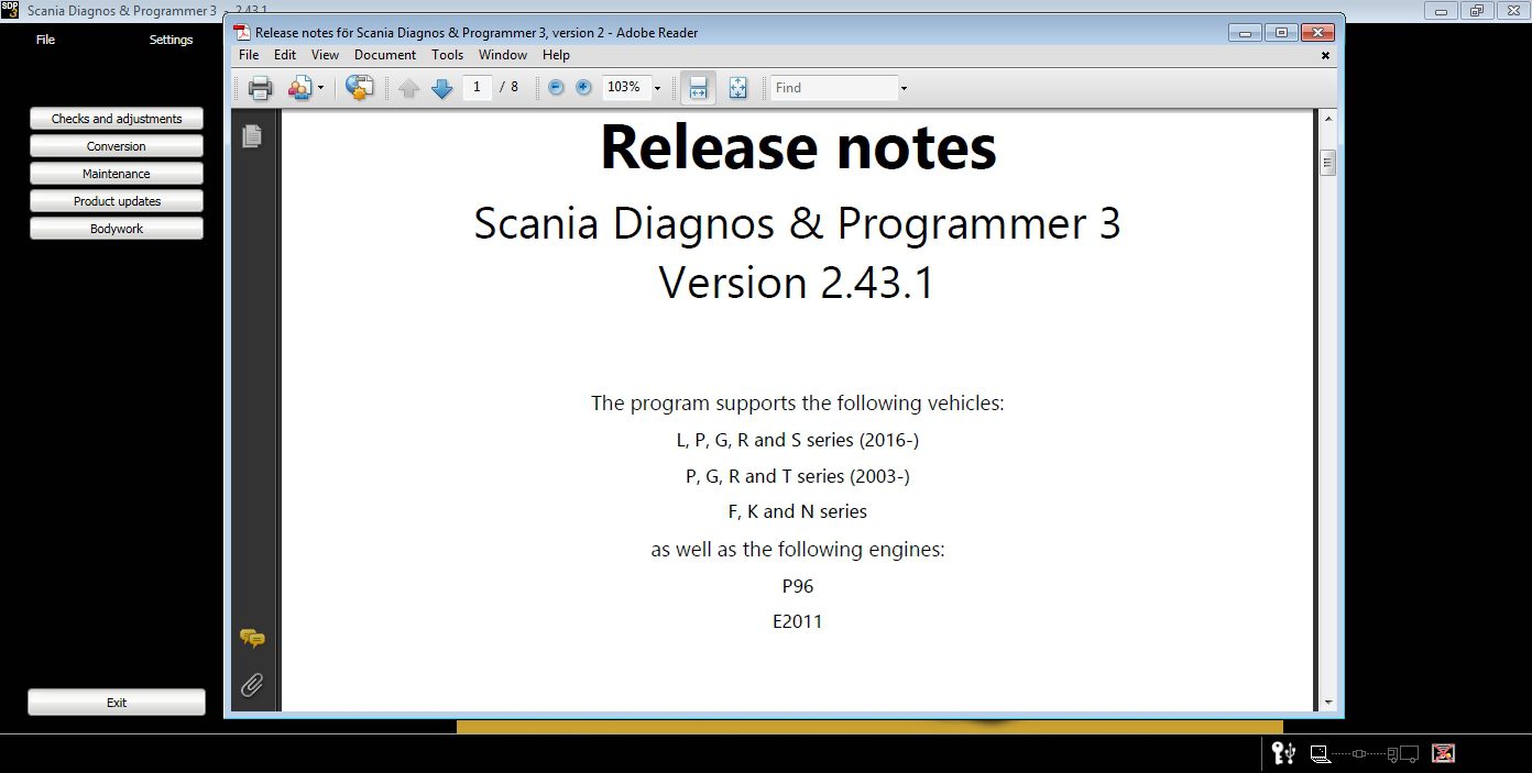 Scania SDP3 v2431730 Diagnostic Programmer 2020 11