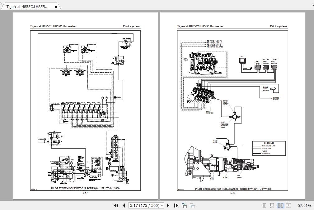 Tigercat H855CLH855C Harvester Service Manual 3