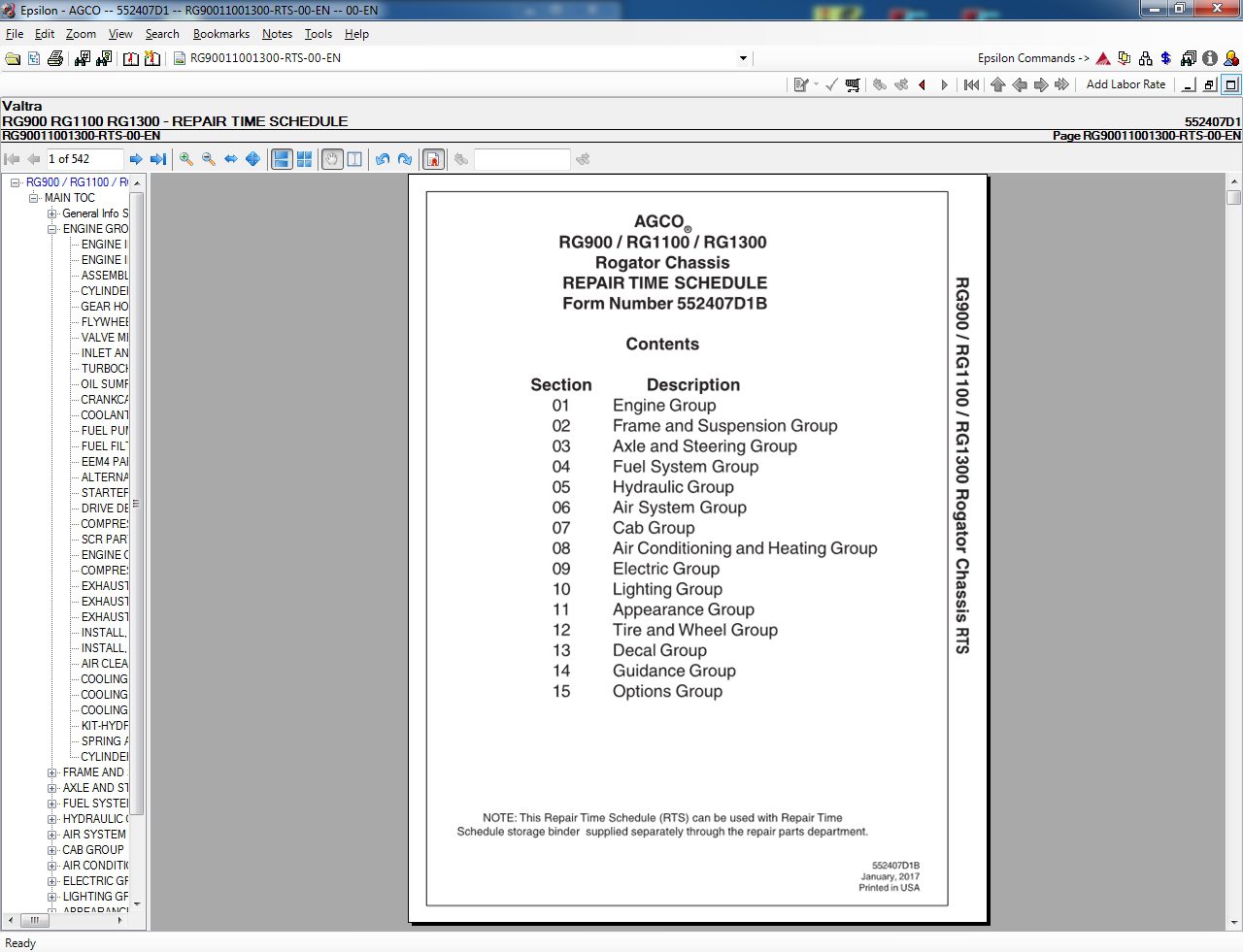 Valtra SA AG South America 112019 Part Book Workshop Service Manuals 4