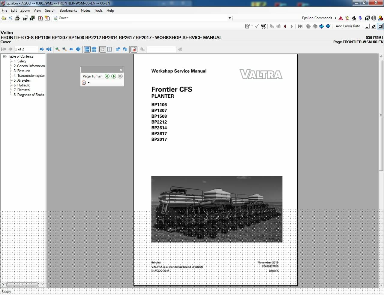 Valtra SA AG South America 112019 Part Book Workshop Service Manuals 5 1