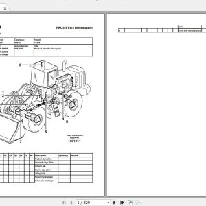 Volvo L120E Wheel Loader Service Manual Parts Manual 1 1