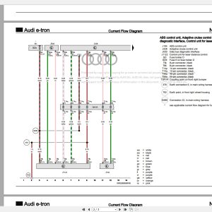 Audi e Tron 2019 Electrical Wiring Diagrams 1