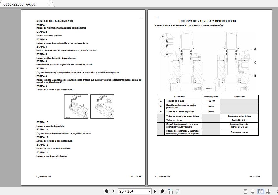 CASE CB Series Hydraulic Hammers Service Manual 3