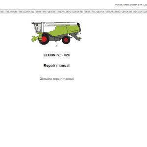 CLAAS WebTIC Offline 032020 Repair and Service Documentation8