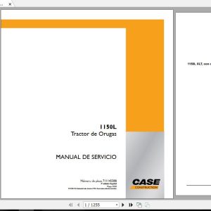 Case 1150L Bulldozer 71114558B Service ManualES2018 1