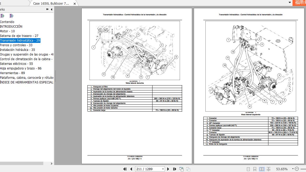 Case 1650L Bulldozer 71114561B Service ManualES2018 2