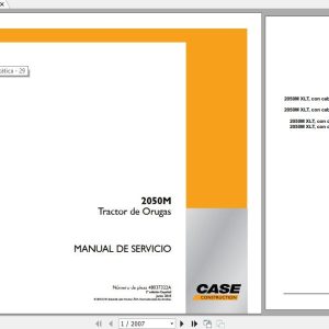 Case 2050M Bulldozer 48037322A Service ManualES2018 1