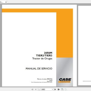 Case 2050M Tier23 Bulldozer 48037322 Service ManualES2017 1