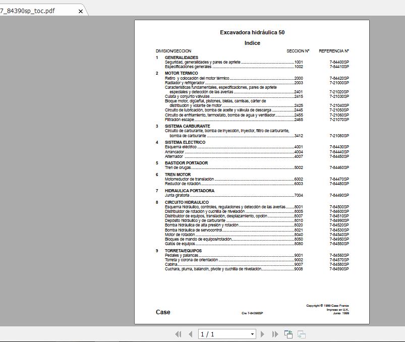 Case 50 Mini Excavator 7 21120 Service Manual 1