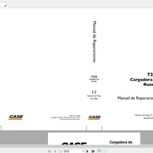 Case 721E 71114021 Repair ManualES2012 1