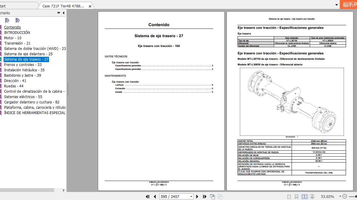 Case 721F Tier4B 47881874 Service ManualES2015 2