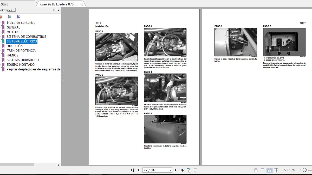 Case 921E Loaders 87551888AES Repair Manual 2