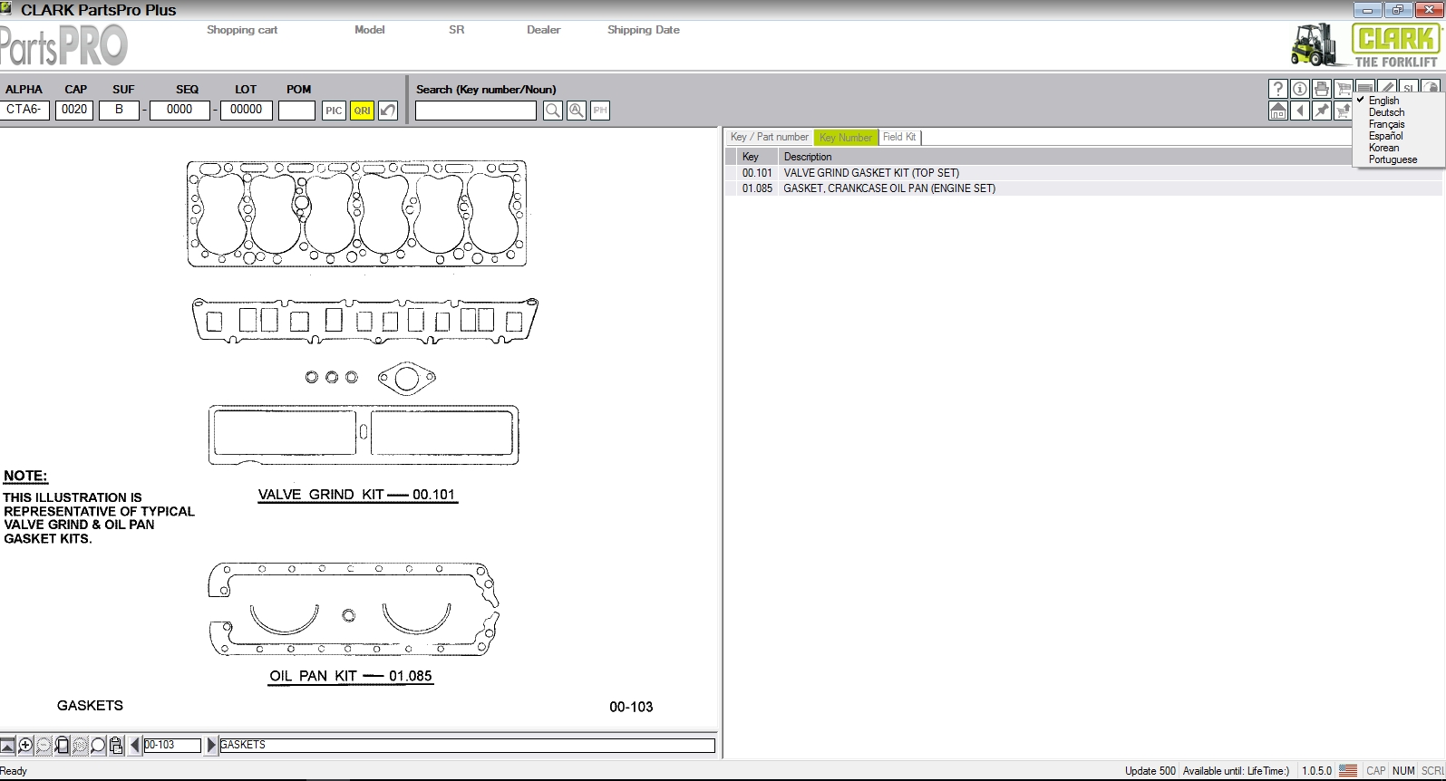 Clark ForkLift Parts Pro Plus v500 042020 5 1