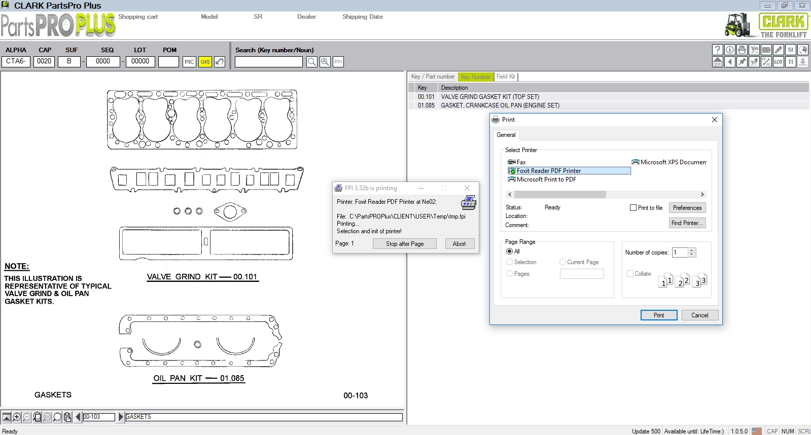 Clark ForkLift Parts Pro Plus v500 042020 6 1