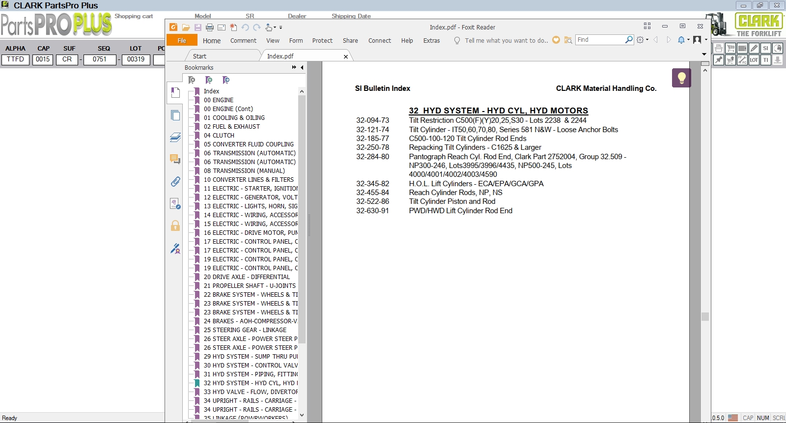Clark ForkLift Parts Pro Plus v500 042020 8 1