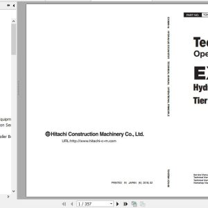 Hitachi Hydraulic Excavator EX3600 7B Full ManualsEN 1