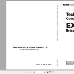 Hitachi Hydraulic Excavator EX5600 7 Full ManualsEN 1