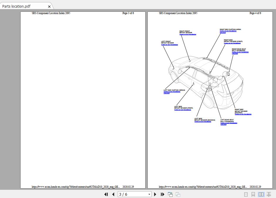 Honda CRV 2019 Hybrid Europe Workshop Manual 3
