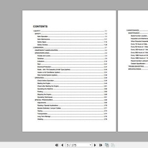 Kawasaki Wheel Loader 60ZV Full ManualsEN 1