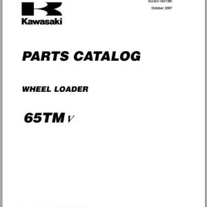 Kawasaki Wheel Loader 65ZV Full ManualsEN 1
