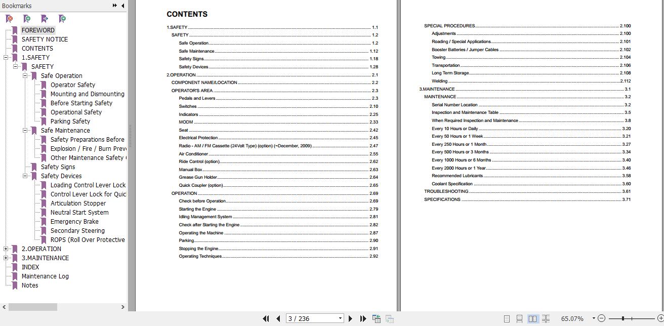 Kawasaki Wheel Loader 80ZV 2 Full ManualsEN 1