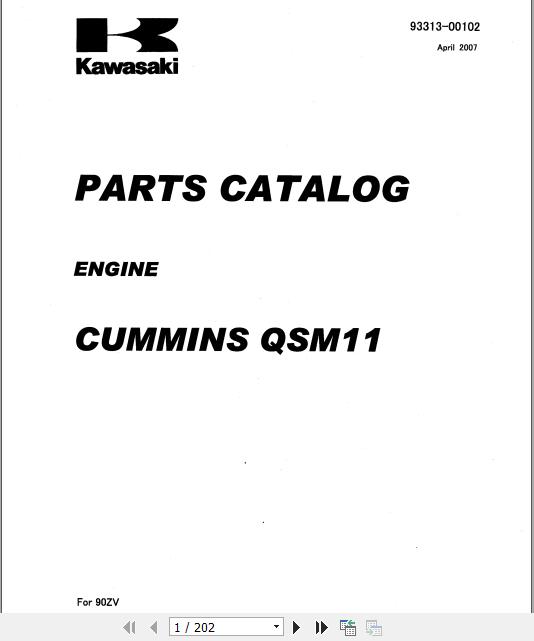 Kawasaki Wheel Loader 90ZV Full ManualsEN 2