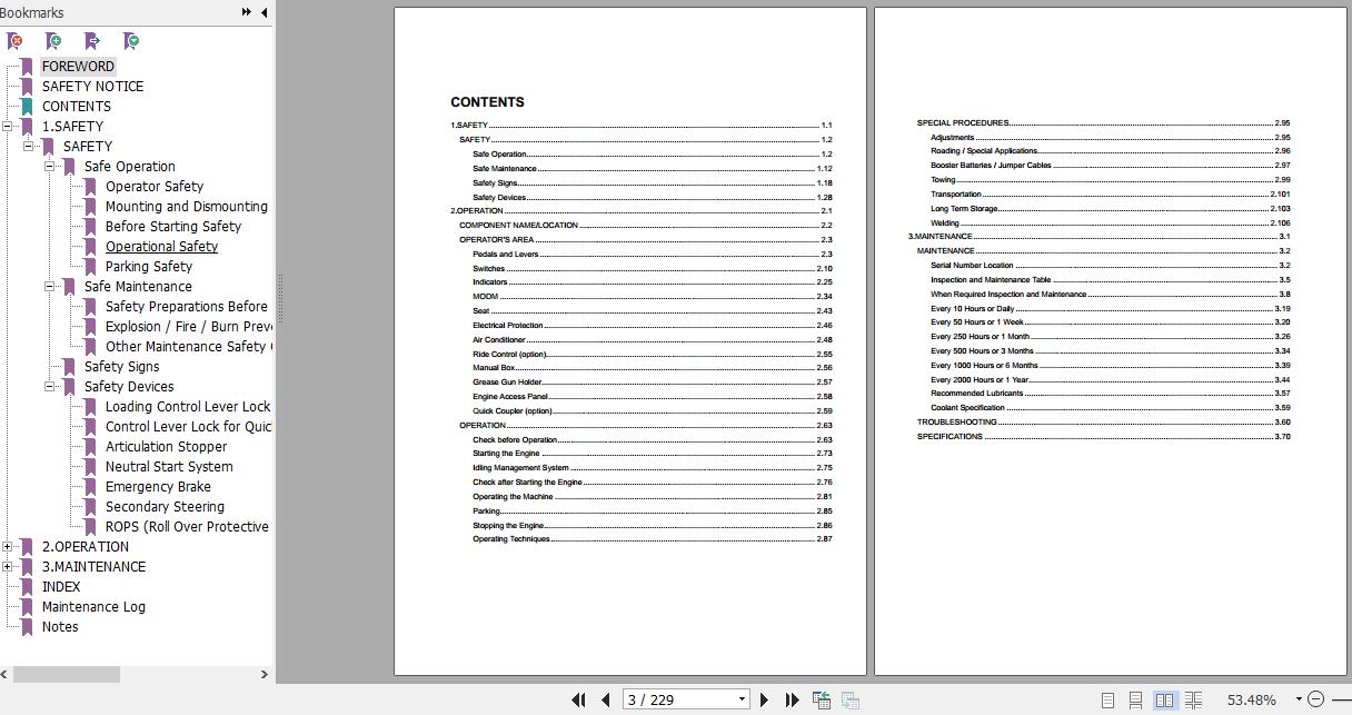 Kawasaki Wheel Loader 92ZV 2 Full ManualsEN 1