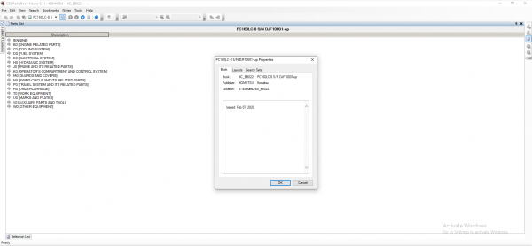 Komatsu EPC Linkone CSS Parts Viewer 5.11 04.2020 JAPAN 3