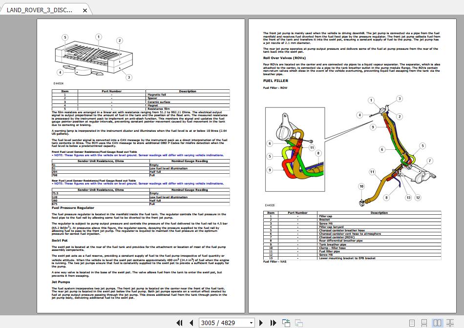Landrover 3 DISCOVERY 2006 2009 REPAIR MANUAL 4