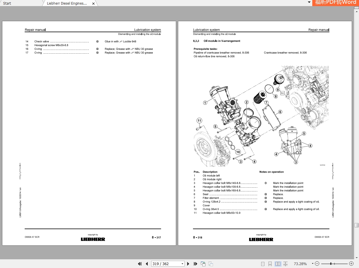 Liebherr Diesel Engines Full Repair Instructions PDF Files 5