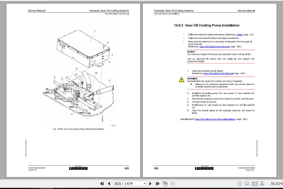Liebherr Mining Haul Truck T264 53300022 00026 Service ManualsEN 5