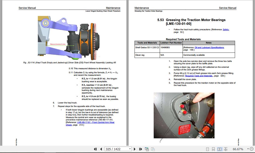 Liebherr Mining Haul Truck T282C 532 06493 Service ManualsEN 2