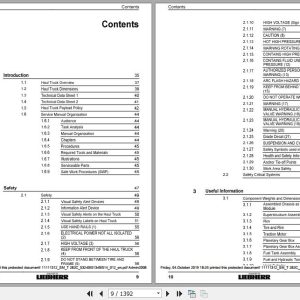 Liebherr Mining Haul Truck T282C 532 06505 06512 Service ManualsEN 16j0eT 1