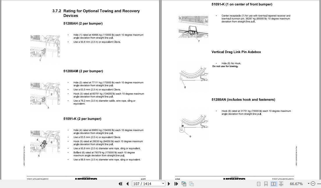 Liebherr Mining Haul Truck T282C 532 06530 06531 Service ManualsEN 2