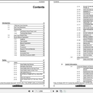 Liebherr Mining Haul Truck T284 53700013 Service ManualsEN 2YpJaH