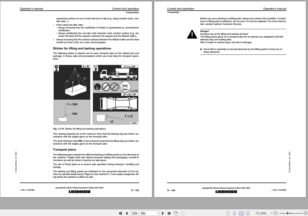 Liebherr Mining Truck Updated 032020 Operating Manual PDF 6