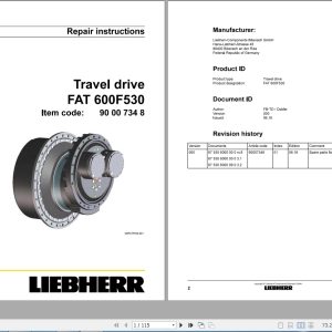 Liebherr Tractors Components Full Repair Instructions 3