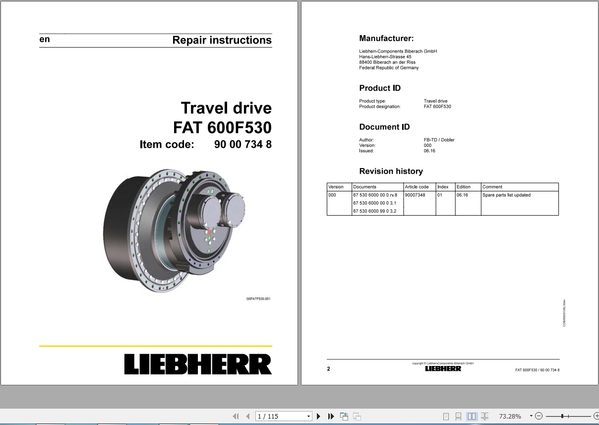 Liebherr Tractors Components Full Repair Instructions 3