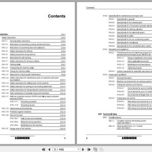 Liebherr Wheel Loader L508 1261 Service ManualsEN 2