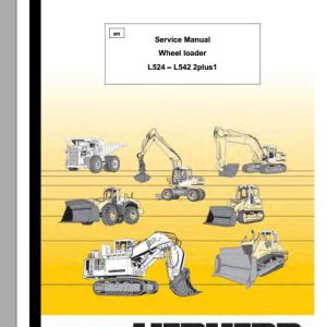 Liebherr Wheel Loader L524 L542 2plus1 Service ManualsEN 1