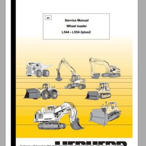 Liebherr Wheel Loader L544 L554 2plus2 Service ManualsEN 1
