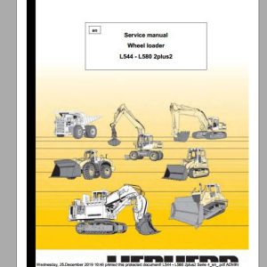 Liebherr Wheel Loader L544 L580 2plus2 Service ManualsEN 1