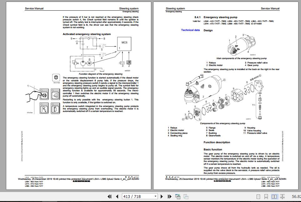 Liebherr Wheel Loader L544 L580 2plus2 Service ManualsEN 3