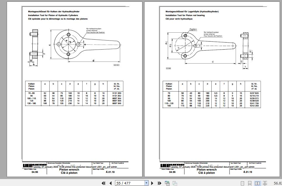 Liebherr Wheel Loader L551 274 Service ManualsEN 2