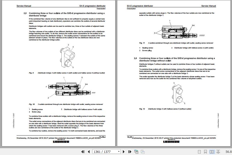 Liebherr Wheeled Crawler Excavators AR900C LI EDC Service ManualsEN 3
