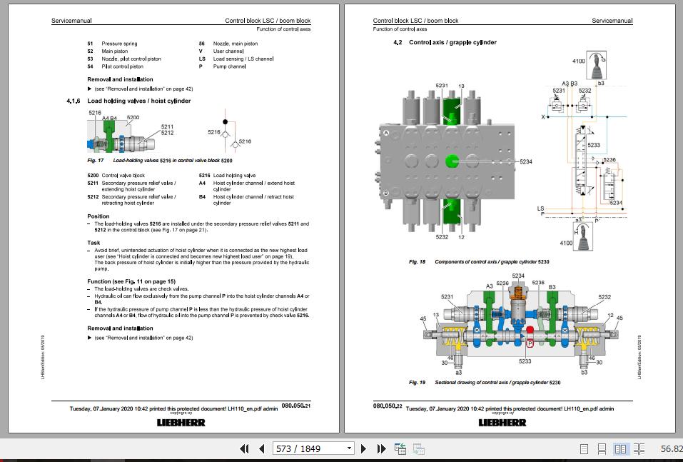 Liebherr Wheeled Crawler Excavators LH110 MC Service ManualsEN 3