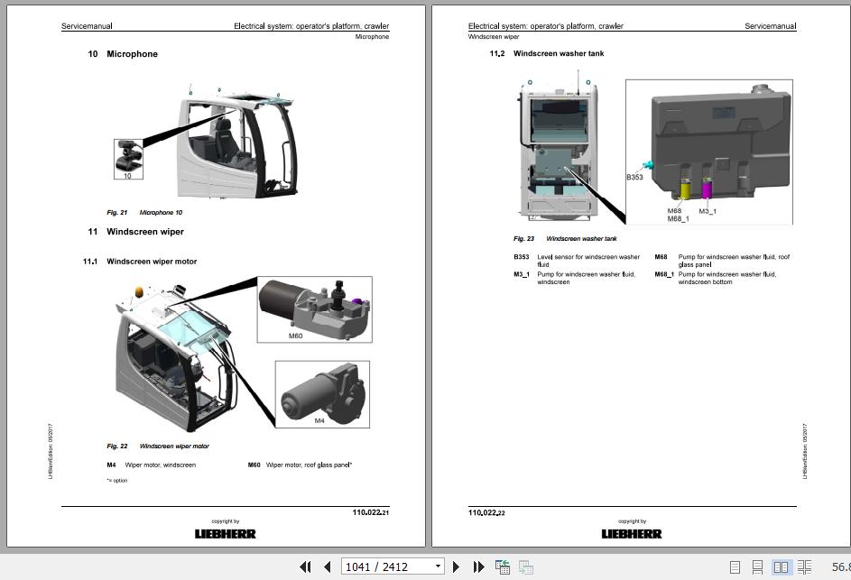 Liebherr Wheeled Crawler Excavators LH60 MCT Service ManualsEN 3