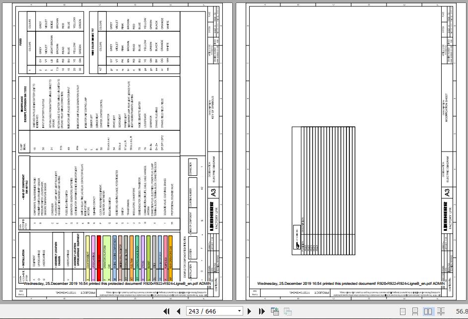 Liebherr Wheeled Crawler Excavators R920 R922 R924 Service ManualsEN 3