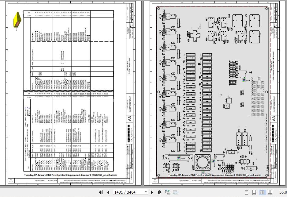 Liebherr Wheeled Crawler Excavators R926 R950 Service ManualsEN 3